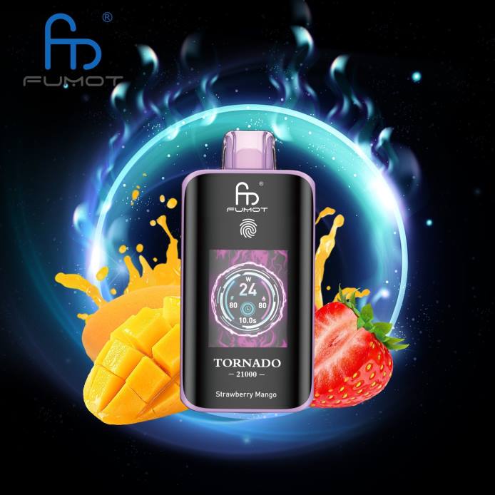 Fumot Tornado 25 000 jednorazové vapy jahodové mango | 22X411 Vape Liquid