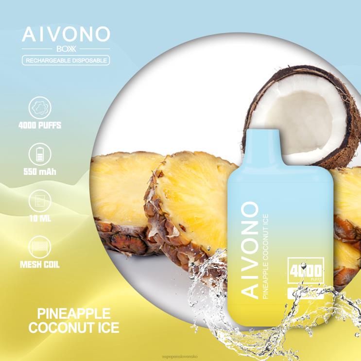 Aivono AIM BOXX 4000 ananásový kokosový ľad - LD0D2222 Vape Shop Bratislava