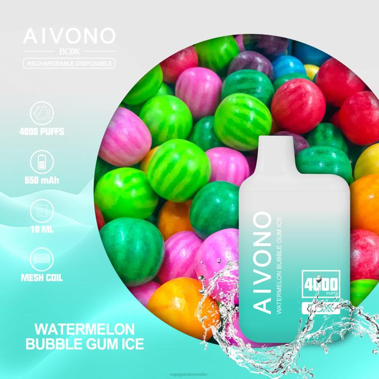 Aivono AIM BOXX 4000 melónová žuvačková ľadová - LD0D2227 Vape Cigareta