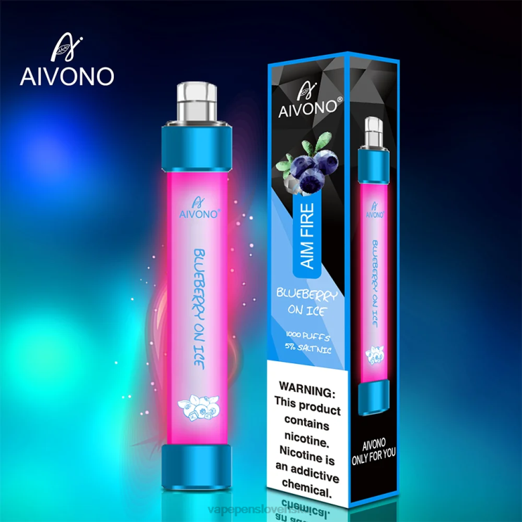 Aivono AIM FIRE 1000 čučoriedka na ľade - LD0D2326 Vape Cigareta