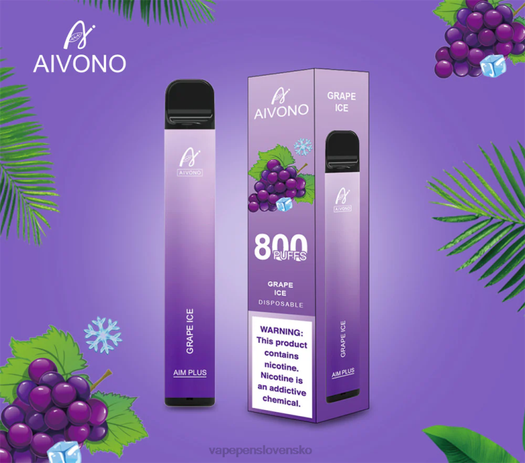 Aivono AIM PLUS 800 hroznový ľad - LD0D2179 Vape Cigareta