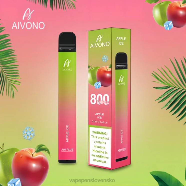 Aivono AIM PLUS 800 jablkový ľad - LD0D2170 Vape Cigareta