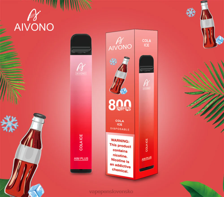 Aivono AIM PLUS 800 kolový ľad - LD0D2176 Vape Cigareta