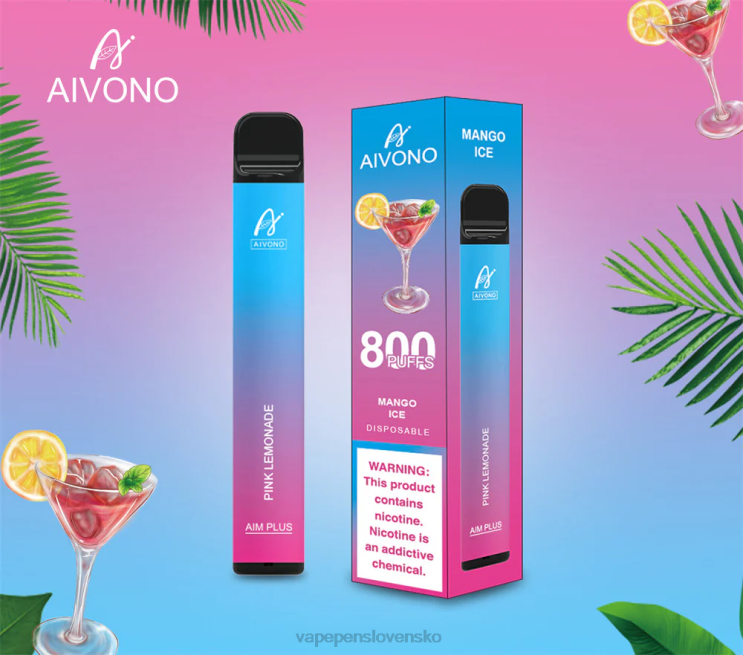 Aivono AIM PLUS 800 ružová limonáda - LD0D2191 Vape Cigareta
