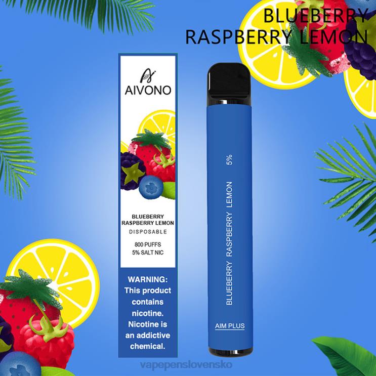 Aivono AIM PLUS 800 čučoriedka malina citrón - LD0D2173 Vape Cigareta