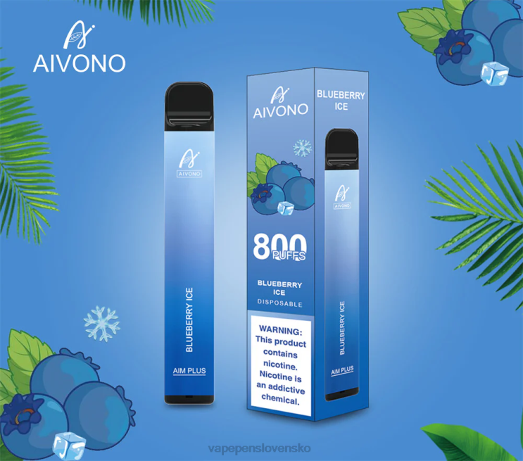 Aivono AIM PLUS 800 čučoriedkový ľad - LD0D2175 Vape Slovensko