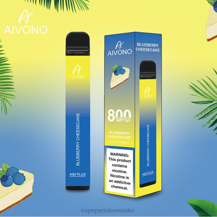 Aivono AIM PLUS 800 čučoriedkový tvarohový koláč - LD0D2174 Vape Shop Bratislava