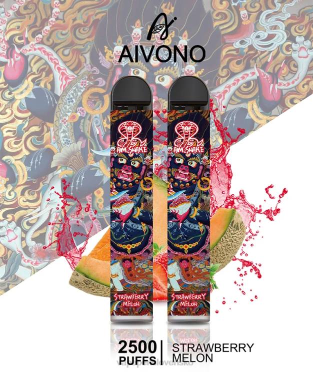 Aivono AIM SNAKE 2500 jahodový melón - LD0D2320 Vape Cigareta