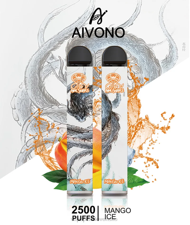 Aivono AIM SNAKE 2500 mangový ľad - LD0D2313 Vape Slovensko