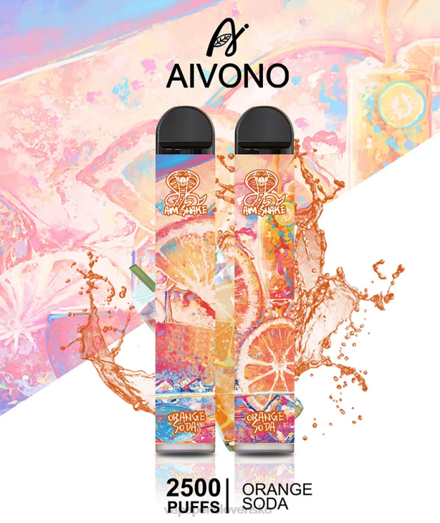 Aivono AIM SNAKE 2500 pomarančová sóda - LD0D2314 Vape Cigareta
