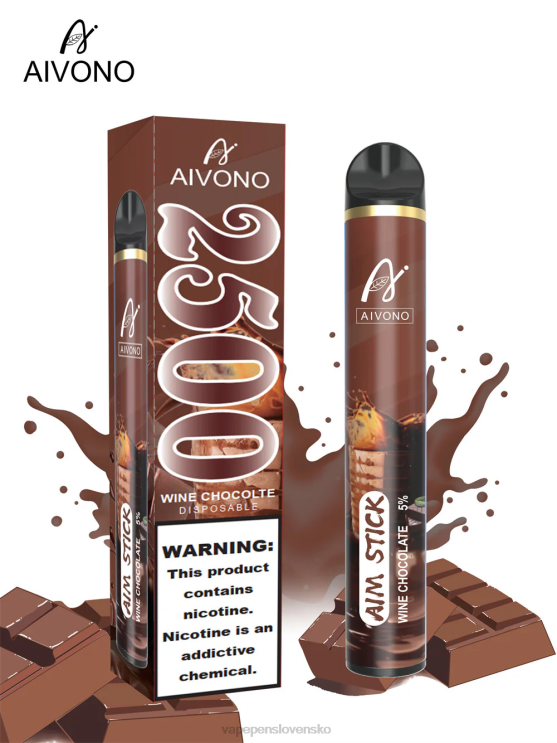 Aivono AIM STICK 2500 vínna čokoláda - LD0D2156 Vape Shop Bratislava