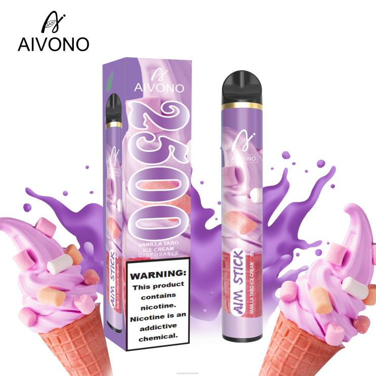 Aivono AIM STICK 2500 vanilková taro zmrzlina - LD0D2147 Vape Shop Bratislava