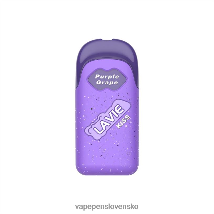 80N26112 Vape Slovensko - fialové hrozno LAVIE KISS 8000 ťahov