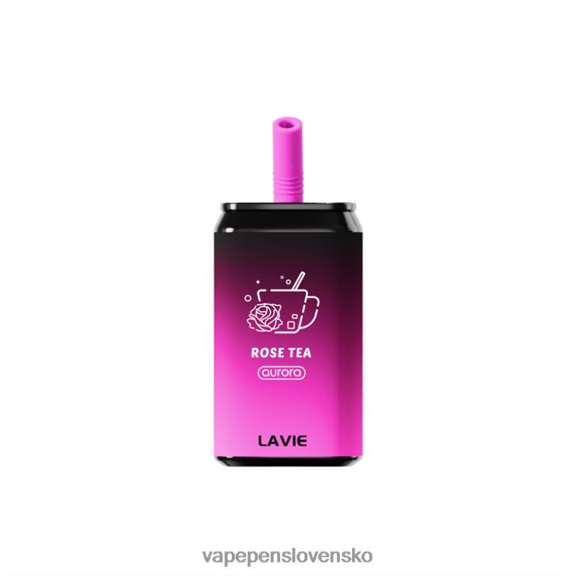 80N26148 Vape Slovensko - ružový čaj LAVIE Aurora 11 000 ťahov