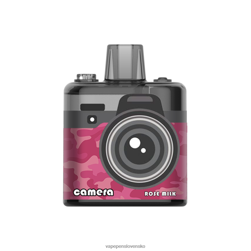 80N26167 Vape Cigareta - ružové mlieko LAVIE Camera 8000 ťahov