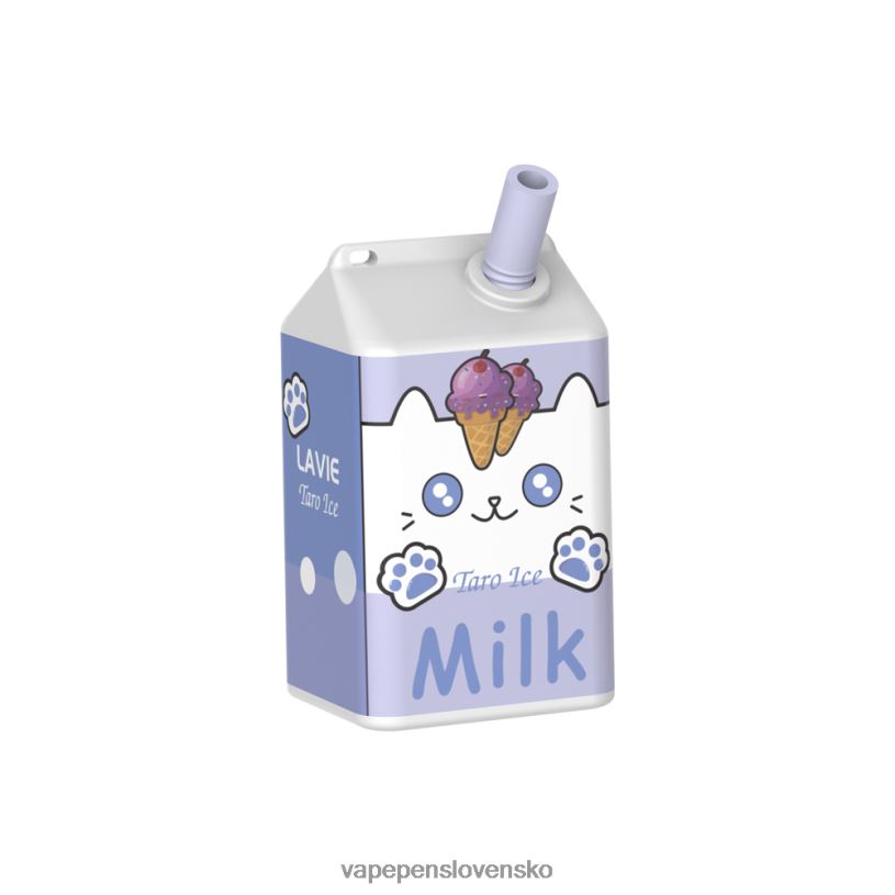 80N26180 Vape Shop Bratislava - taro ľad LAVIE MILK 7000 ťahov