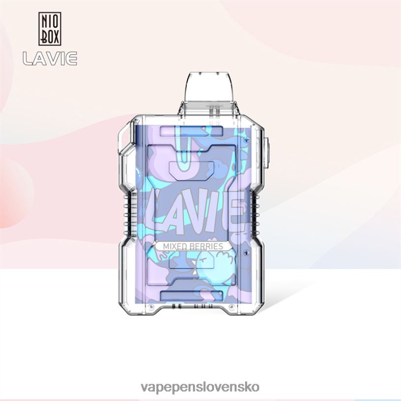 80N26197 Vape Cigareta - zmiešané bobule LAVIE NIO BOX 9000 ťahov