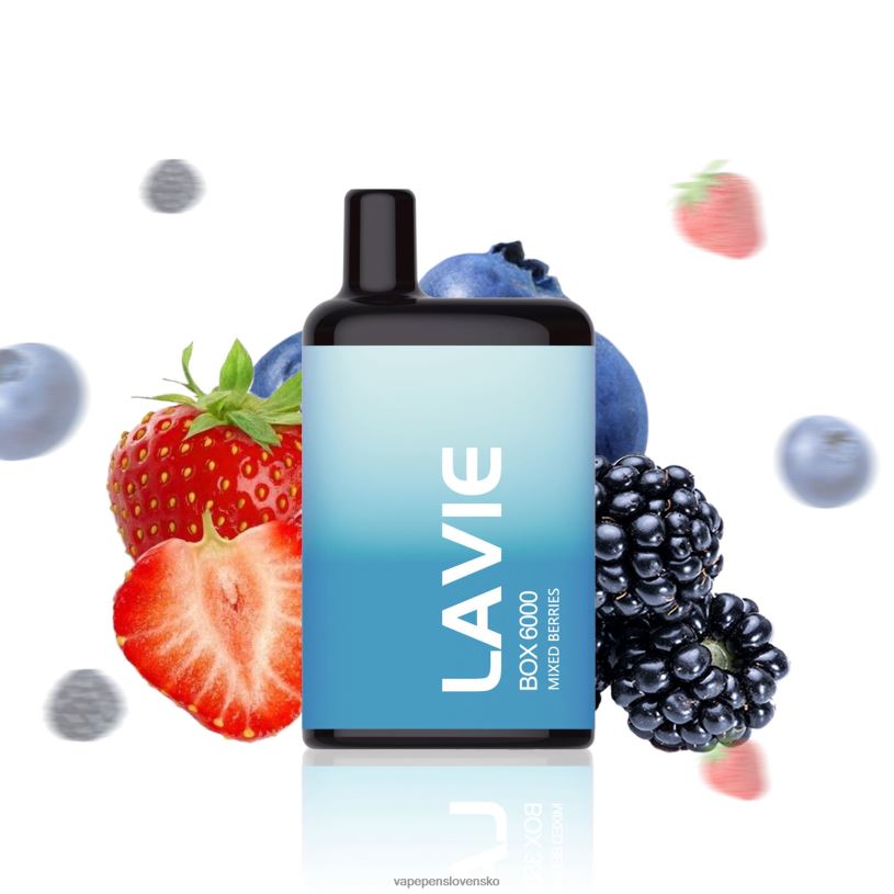 80N26203 Vape Cigareta - zmiešané bobule LAVIE BOX 6000 ťahov
