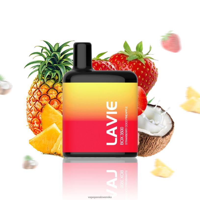 80N26207 Vape Shop Bratislava - jahodový kokosový ananás LAVIE BOX 3500 ťahov
