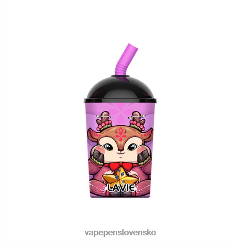 80N26260 Vape Cigareta - hroznový ľad LAVIE Max Cup 8000 ťahov