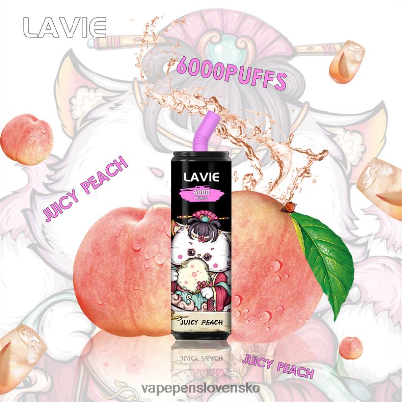 80N26271 Vape Slovensko - šťavnatá broskyňa LAVIE Coke BAR 6000 ťahov