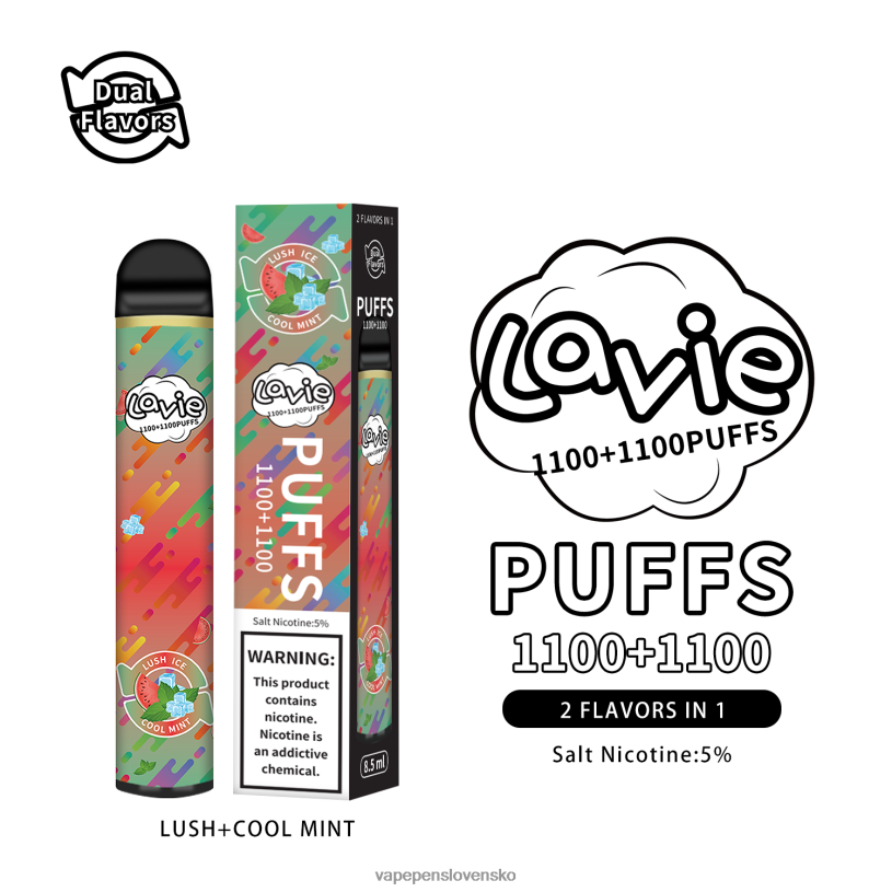 80N26294 Vape Shop Bratislava - svieža/chladivá mäta LAVIE BAR Switch 2200 ťahov
