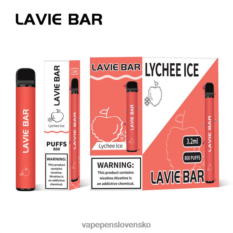 80N26313 Vape Slovensko - liči ľad LAVIE BAR 800 ťahov
