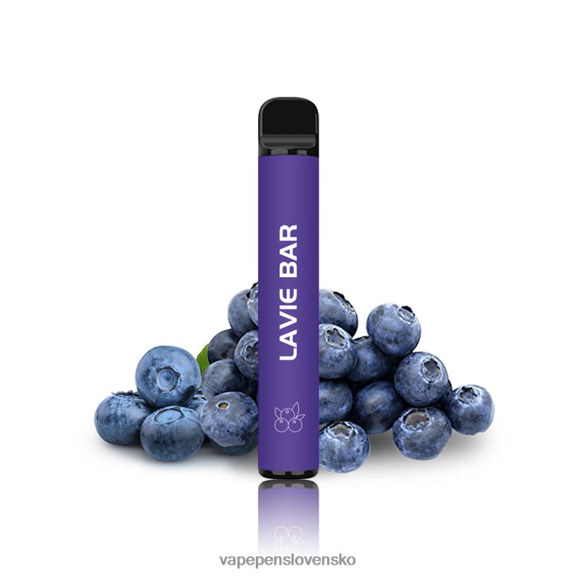 80N26318 Vape Shop Bratislava - čučoriedka LAVIE BAR 2% verzia 800 ťahov