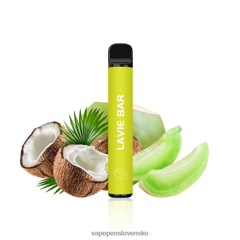 80N26324 Vape Shop Bratislava - melón kokosový LAVIE BAR 2% verzia 800 ťahov