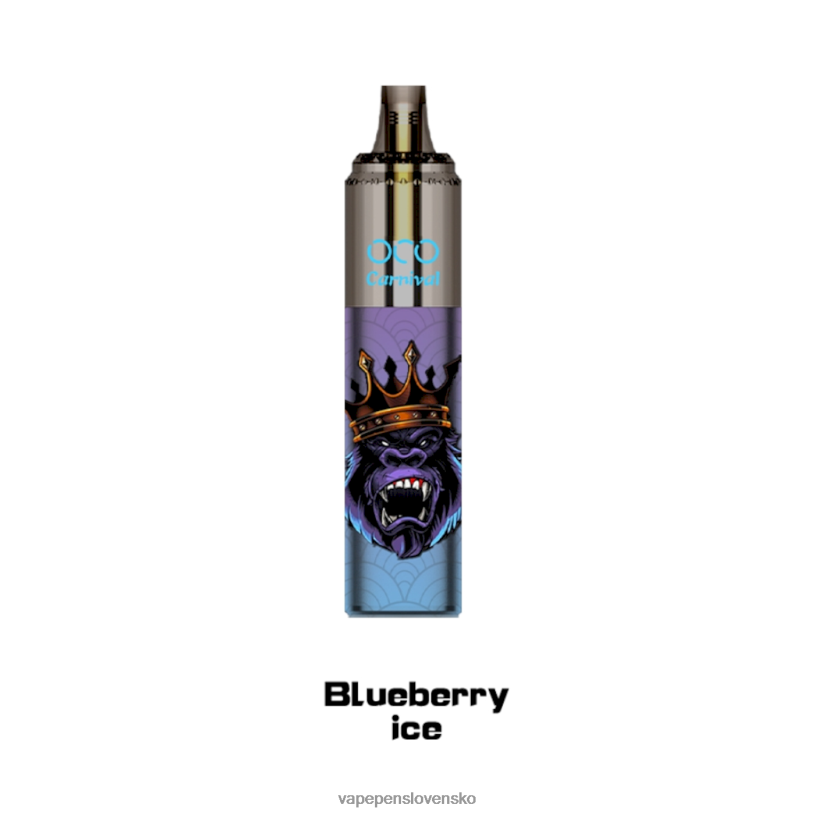80N26349 Vape Slovensko - čučoriedkový ľad LAVIE OCO karneval 10000 šlukov