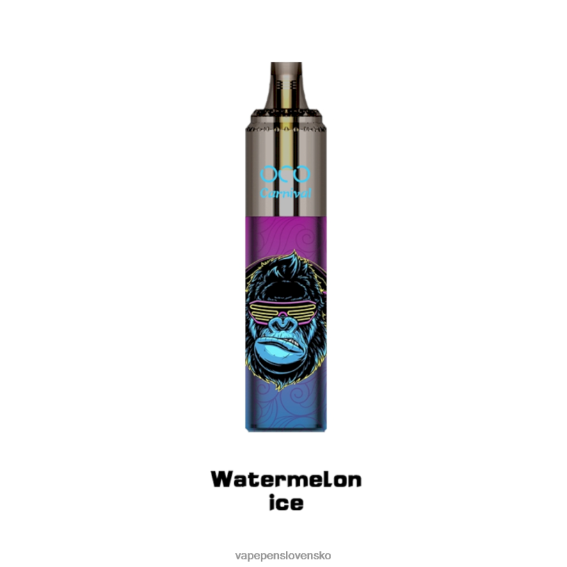 80N26359 Vape Cigareta - melónový ľad LAVIE OCO karneval 10000 šlukov