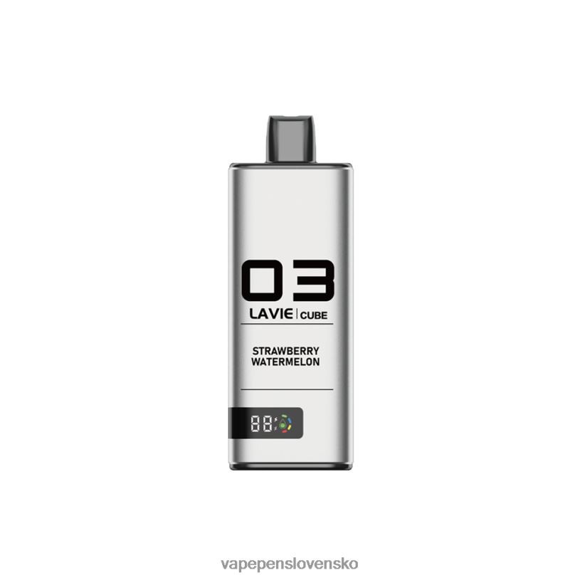 80N2637 Vape Slovensko - jahodový melón LAVIE Cube 20 000 ťahov