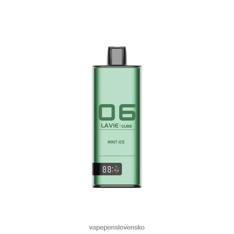 80N2640 Vape Slovensko - mätový ľad LAVIE Cube 20 000 ťahov