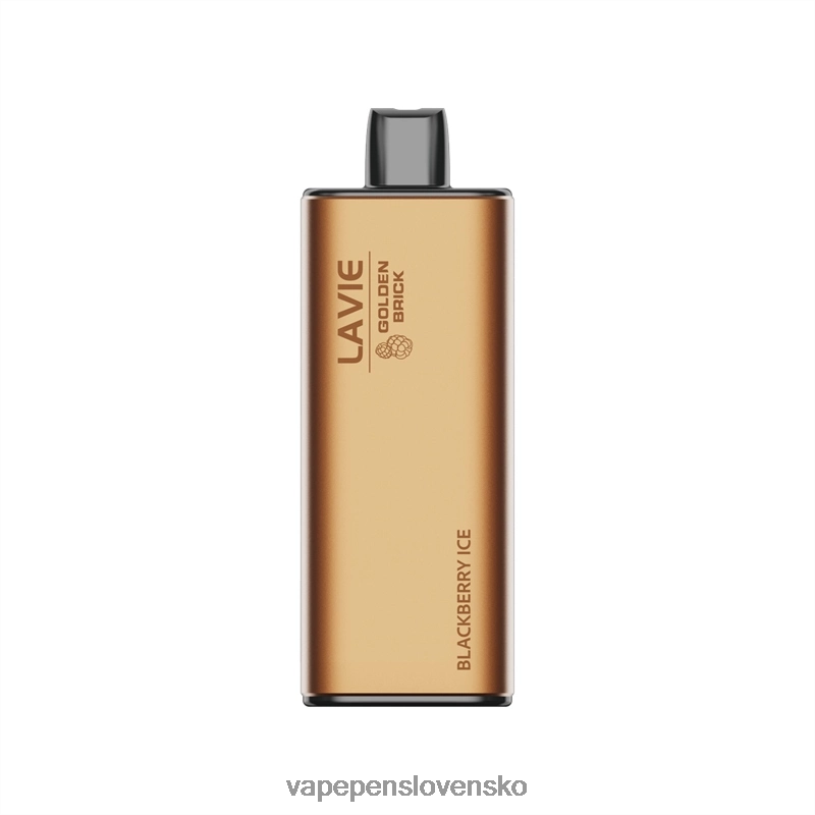 80N2653 Vape Cigareta - černicový ľad LAVIE GOLDEN BRICK 10 000 ťahov