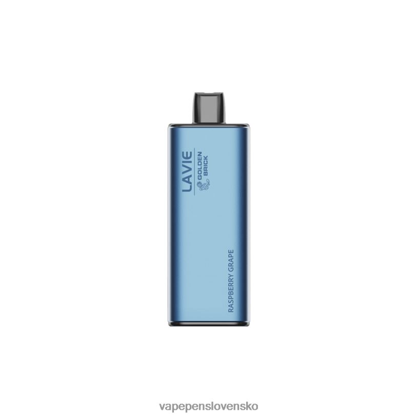 80N2664 Vape Slovensko - malinové hrozno LAVIE GOLDEN BRICK 10 000 ťahov