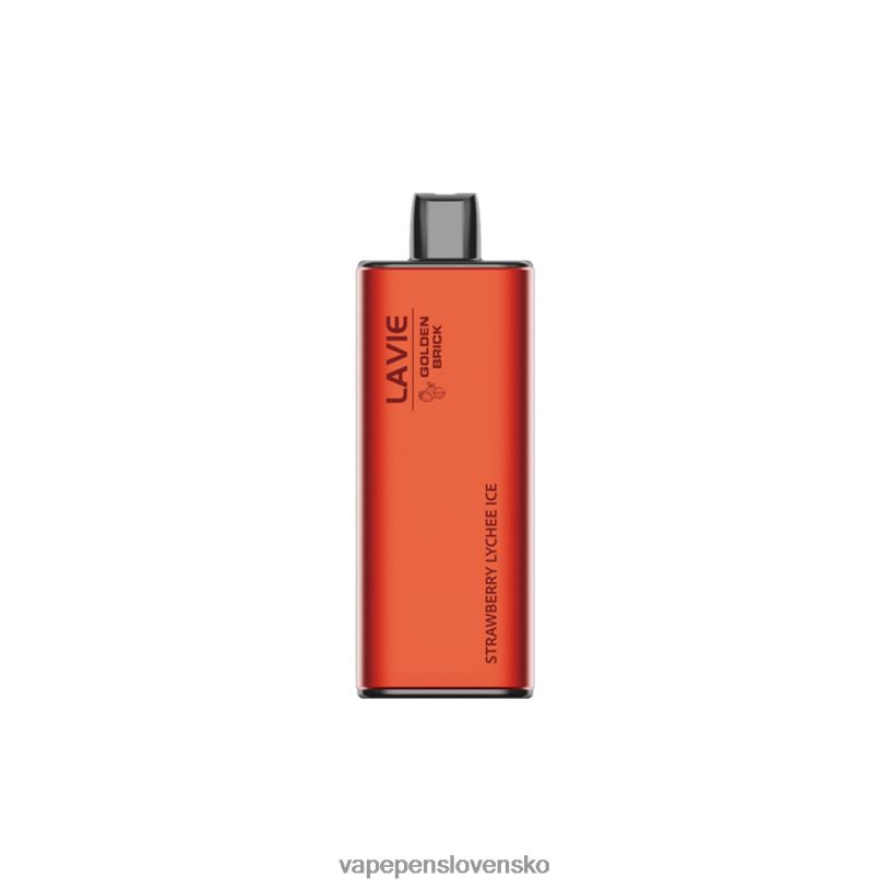 80N2667 Vape Slovensko - jahodový ľad z liči LAVIE GOLDEN BRICK 10 000 ťahov