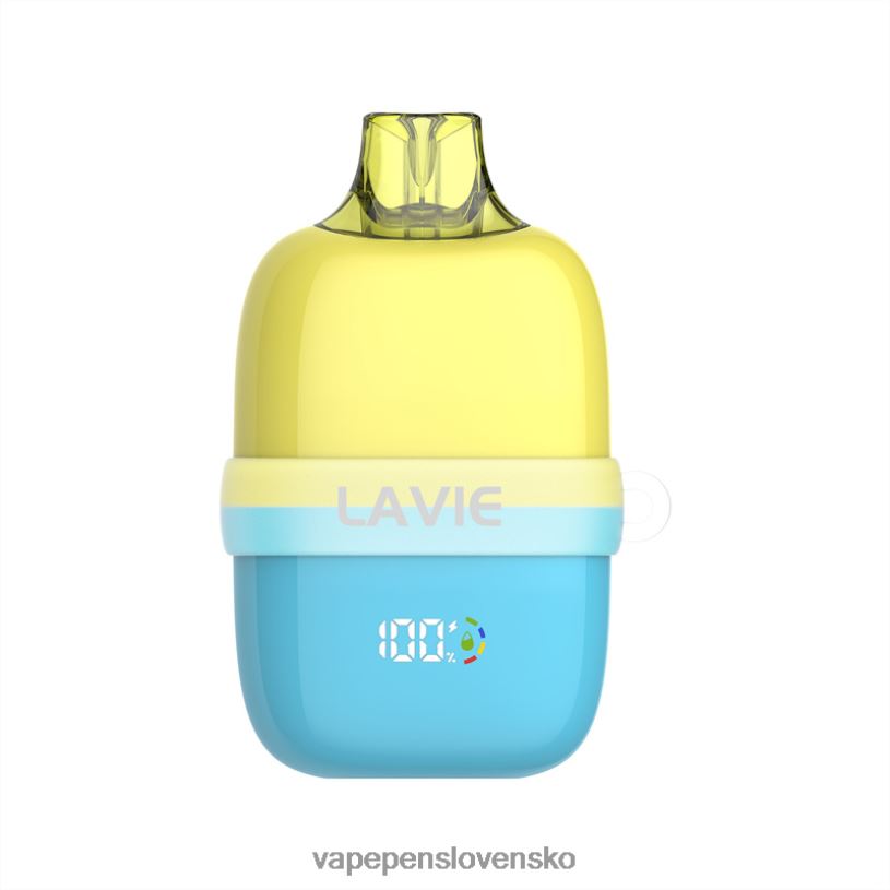 80N2689 Vape Cigareta - citrónová kolová ľad LAVIE INSIDER 12 000 ťahov
