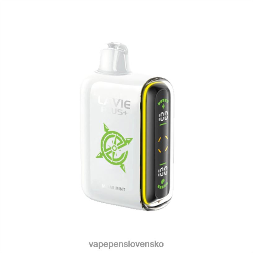 80N2698 Vape Cigareta - miamská mäta LAVIE PLUS 15 000 ťahov