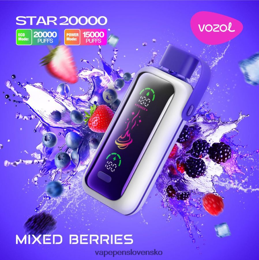 Vape Shop Bratislava Z62L8N14 zmiešané bobule VOZOL STAR 20 000