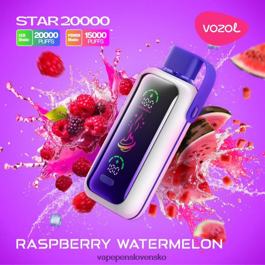 Vape Shop Bratislava Z62L8N19 malinový vodný melón VOZOL STAR 20 000