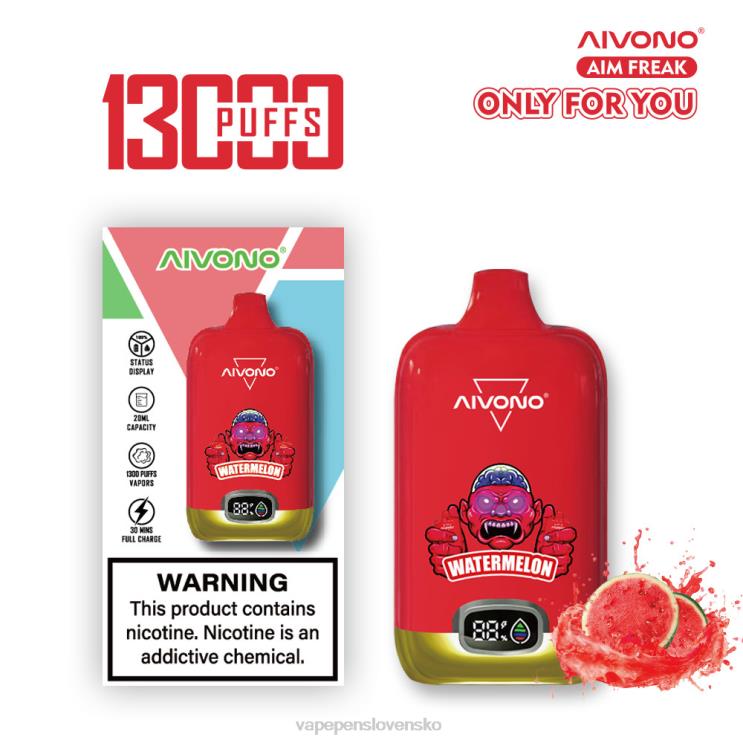 Aivono AIM FREAK 13 000 vodný melón - LD0D2244 Vape Slovensko