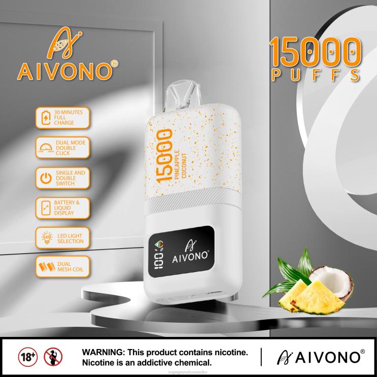 Aivono AIM magic 15 000 ananás kokos - LD0D272 Vape Shop Bratislava