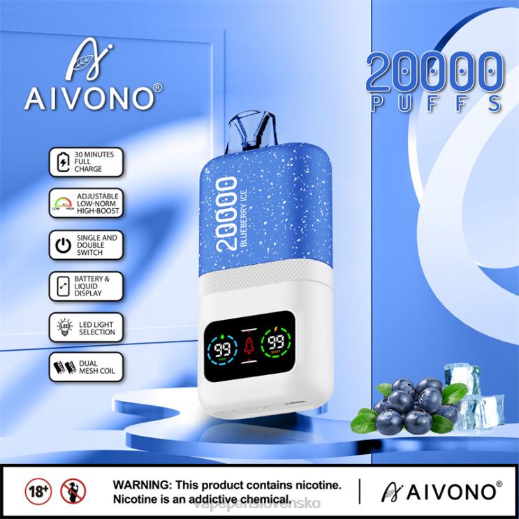 Aivono AIM magic 20 000 čučoriedkový ľad - LD0D273 Vape Slovensko