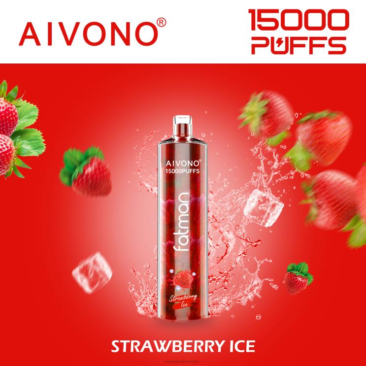 Aivono FATMAN 15 000 jahodový ľad - LD0D211 Vape Cigareta