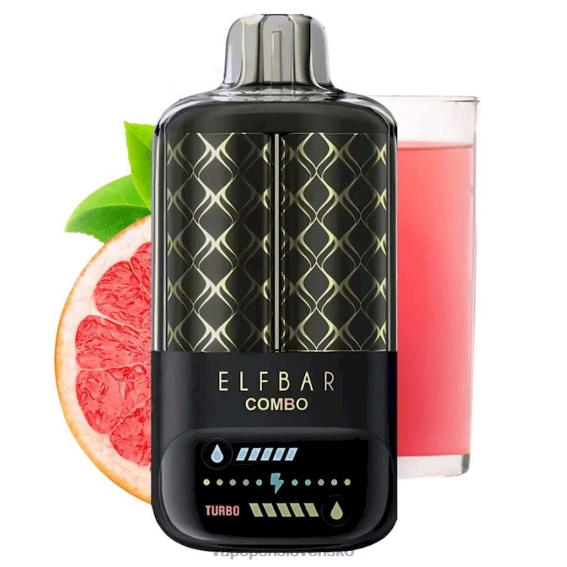 Vape Cigareta X2TJ011 - ružová limonáda a grapefruit Elf Bar Combo 25 000
