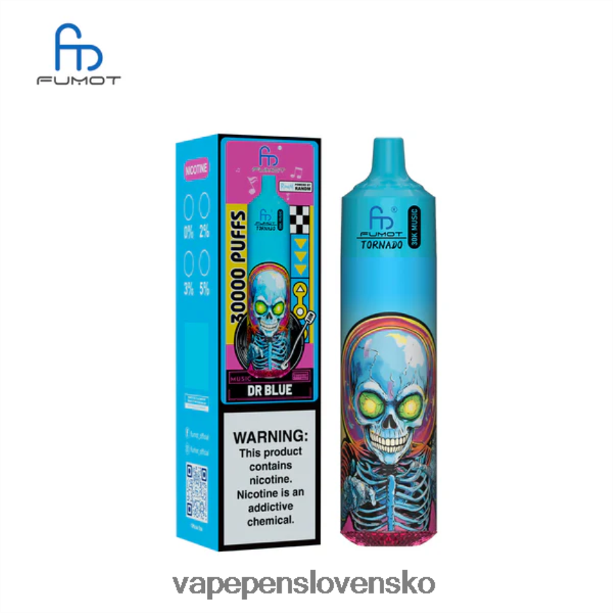 Vape Cigareta XRHHX612 dr modrý Fumot Tornado 30k hudby