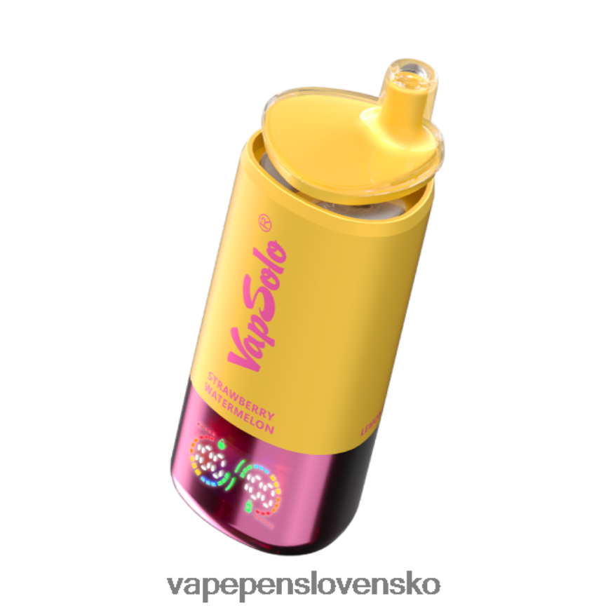 Vape Cigareta Z0644N8 tropické ovocie & jahodový vodný melón & citrónová broskyňa VapSolo Triple 30 000 ťahov