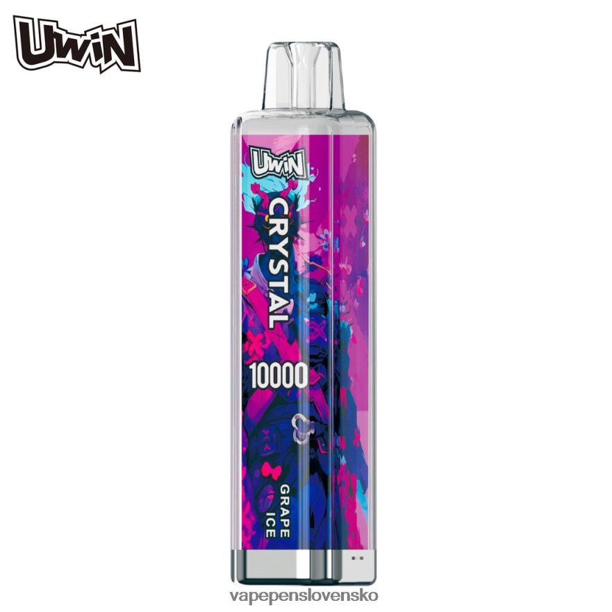 Vape Cigareta hroznový ľad | UWIN CRYSTAL 10 000 jednorazové vapy XXX6HP2