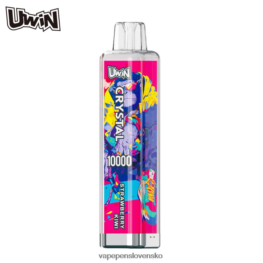 Vape Cigareta jahodové kiwi | UWIN CRYSTAL 10 000 jednorazové vapy XXX6HP11