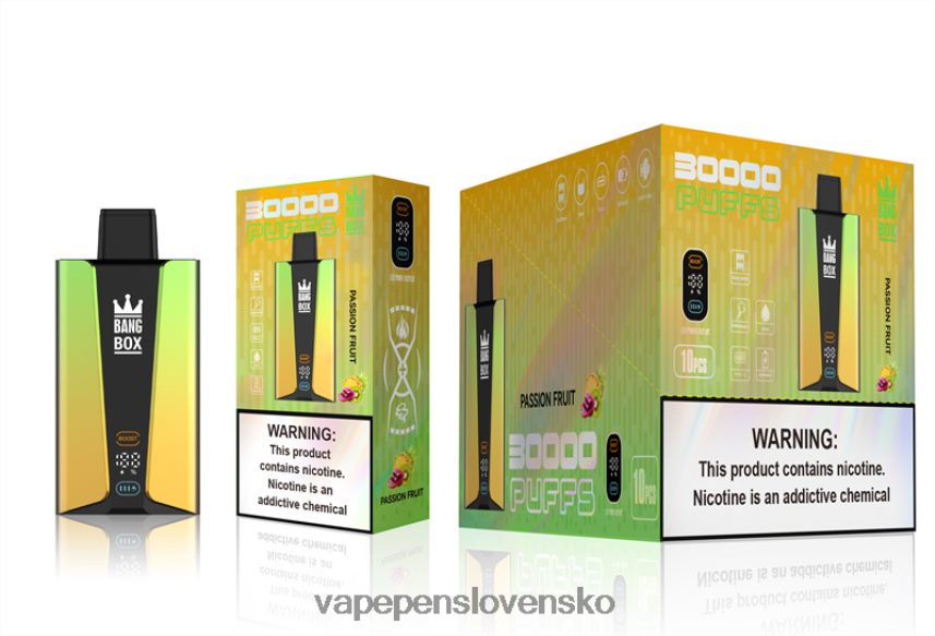 Vape Shop Bratislava 2PX06284 mučenka - Bang Box Inteligentná obrazovka s 30 000 ťahmi